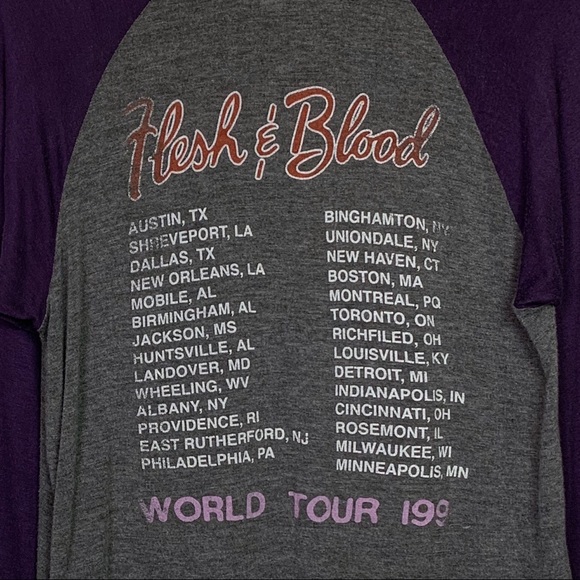 Daydreamer Poison Flesh & Blood Tour Raglan Tee - Picture 4 of 6